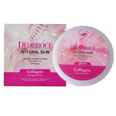 Deoproce Natural Skin Collagen Nourishing Cream - Увлажняющий питательный крем с коллагеном 100г