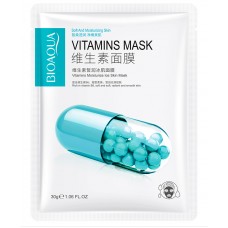 Bioaqua Тканевая маска увлажняющая с витаминами, витамин В6