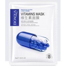 Bioaqua Тканевая маска увлажняющая с витаминами, витамин В3