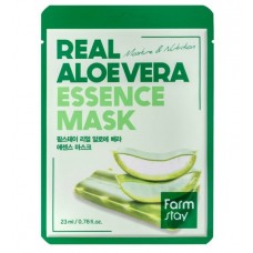 Тканевая маска для лица с экстрактом алое FarmStay Real Aloe Vera Essence Mask