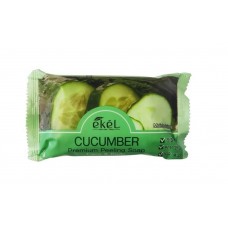 EKEL Мыло-скраб для лица и тела огурец Premium Peeling Soap Cucumber 150г