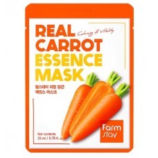 Тканевая маска для лица с морковью FarmStay Real Carrot Essence Mask 23мл