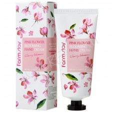 FarmStay Крем для рук Цветение Вишни Pink Flower Blooming Hand Cream Cherry Blossom 100 мл