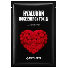 Ампульная омолаживающая маска с розой Medi-Peel Hyaluron 100 Rose Energy Tox