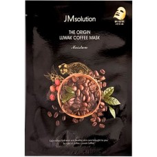 Тонизирующая тканевая маска с кофеином и копи-лувак JMsolution The Origin Luwak Coffee Mask