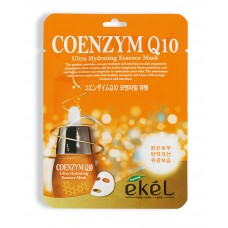 EKEL COENZYM Q10 ULTRA HYDRATING ESSENSE MASK Антиоксидантная тканевая маска с коэнзим Q10