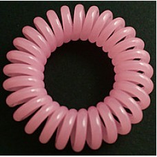 Резинки-браслеты invisibobble в форме телефонного шнура. Нежно-розовый