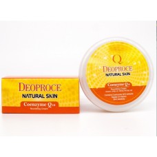 Deoproce Natural Skin Coenzyme Q10 Nourishing Cream - Крем содержащий экстракт Коэнзима Q10 100г